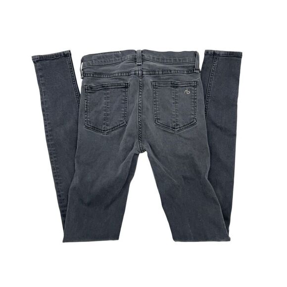 Rag & Bone High Rise Leggings Black Women's Size 25 Stretchy 30" Inseam - Picture 5 of 11